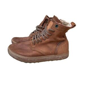 EU39 SATORISAN Hida Spitfire Stone Red Shabby Leather Boots  Spain